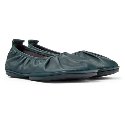 Camper Flat Shoes For Women In Green