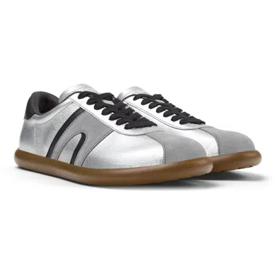 Camper Flat Shoes For Women In Grey