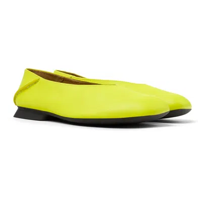 Camper Flat Shoes For Women In Yellow