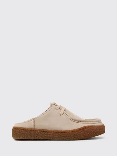 Camper Flat Shoes Woman Color Beige In Neutral
