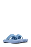 Camper Flota Leather Flip-flops In Medium Blue