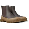Camper Pix Leather Chelsea Boots In Brown