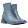 Camper Kiara 60mm Leather Boots In Grey