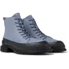 Camper Pix Combat Boot In Grey,black