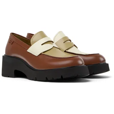Camper Formal Shoes For Women In Red,beige,white