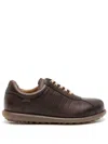 Camper Furtas Shoes In Leather In Marrone