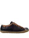 Camper G3d Peu Cami Twins Leather Lace-up Sneakers In Black