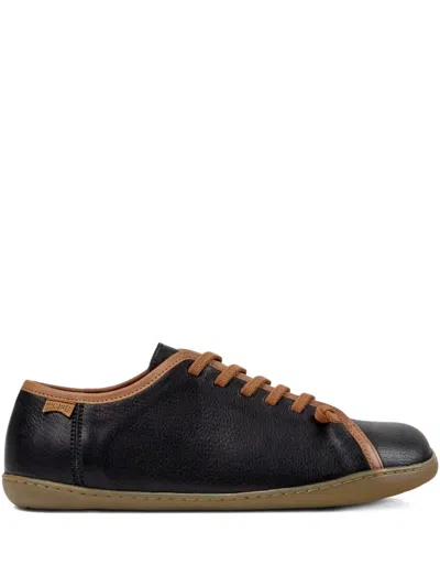 Camper G3d Peu Cami Twins Leather Lace-up Sneakers In Black