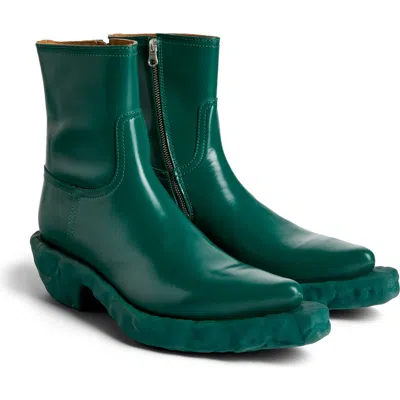 Camper Gender Inclusive Venga Western Boot In Dark Green