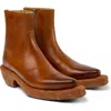 Camper Gender Inclusive Venga Western Boot In Medium Brown