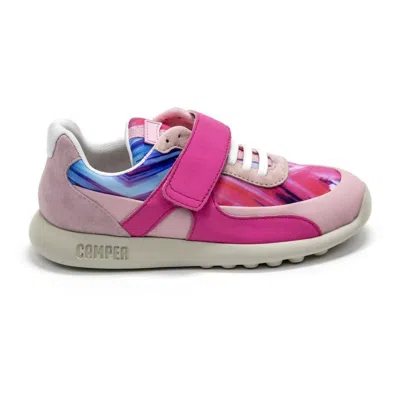 Camper Kids' Girl's Driftie Sneakers In Pink In Multi