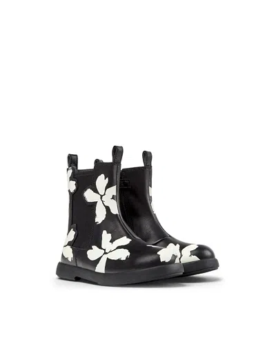 Camper Girls' Duet Twins Leather Boots - Toddler, Little Kid, Big Kid In Black