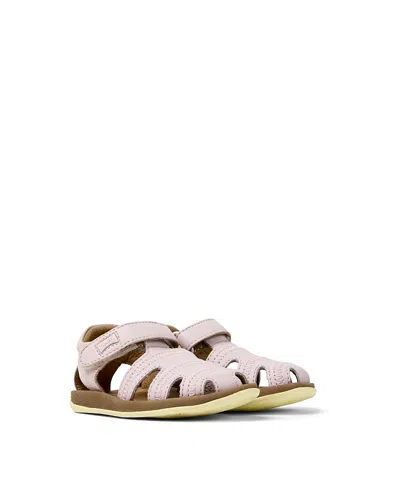 Camper Girls' First Walker Bicho Leather Sandals - Toddler In Pink