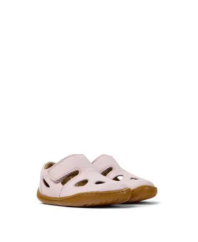 Camper Girls' First Walker Peu Cami Leather Flats - Toddler In Pink