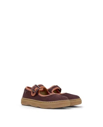 Camper Girls' Kiddo Leather Shoes - Toddler, Little Kid, Big Kid In Burgundy