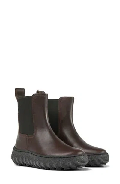 Camper Ankle Boots For Women In Dark Brown