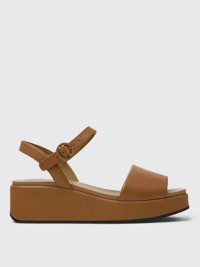 Camper Flat Sandals  Woman Color Brown