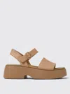 Camper Tasha Platform Sandal In Nude