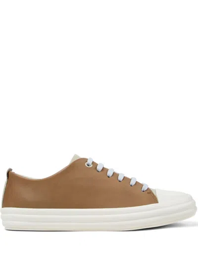Camper Hoops Lace-up Sneakers In Grey,brown