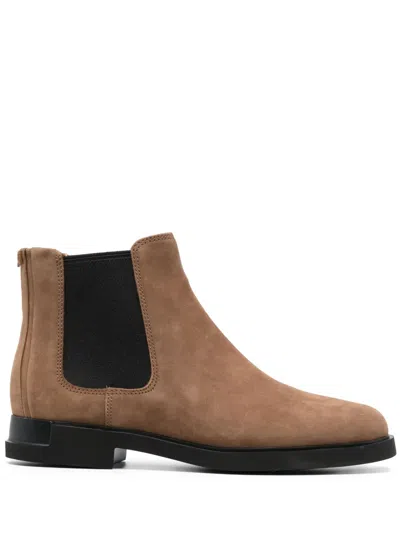 Camper Bonnie Ankle Boots In Brown
