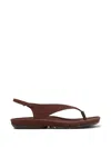 Camper Right Isla Sandal In Burgundy