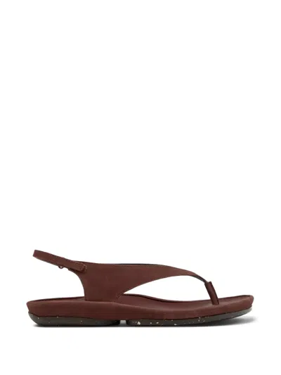 Camper Right Isla Sandal In Burgundy