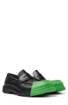 Camper Junction Contrast-panel Chunky Loafers In Black