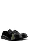 Camper Junction Cap Toe Penny Loafer In Black