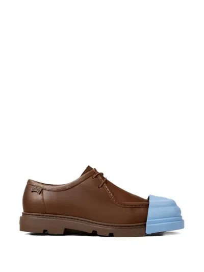 Camper Junction Lace-up Derby Shoes In Brown