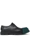 Camper Junction Leather Derby Shoes In Black