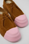 Camper Junction Leather Moc-toe Shoes In Gold, Men's At Urban Outfitters