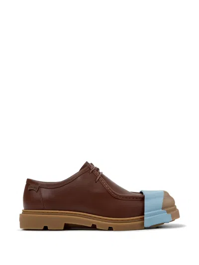 Camper Junction Leather Shoes In Brown