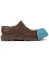 Camper Junction Lace-up Leather Brogues In Brown