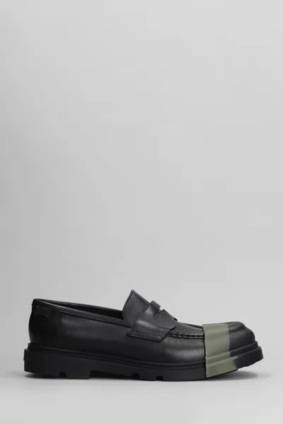 Camper Junction Loafers In Black Leather