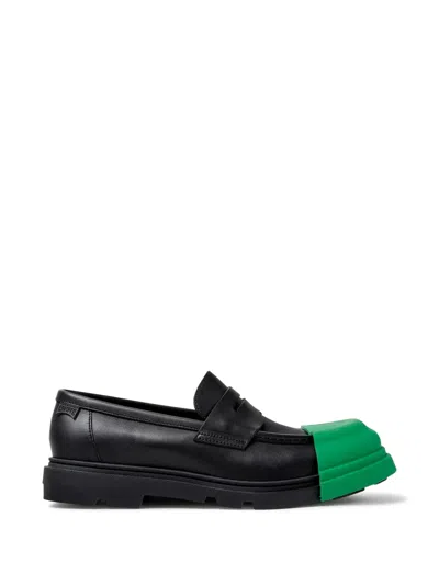 Camper Junction Penny Loafers In Black