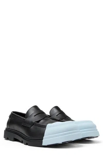 Camper Junction Removable Cap Toe Lace-up Shoe In Black