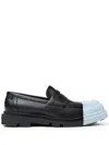 Camper Junction Removable-toecap Loafers In Black