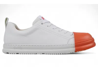 Pre-owned Camper Junction Runner Sneaker Orange (women's) Sneakers In White