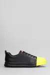 Camper Junction Runner Sneakers In Black Leather In Black