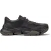 Camper Karst 2 Leather Suede Sneakers In Black