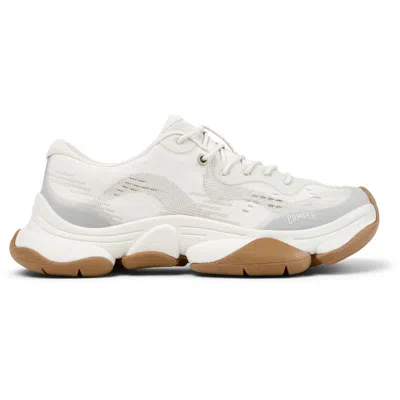 Camper Lace-up Panelled Sneakers In Neutral