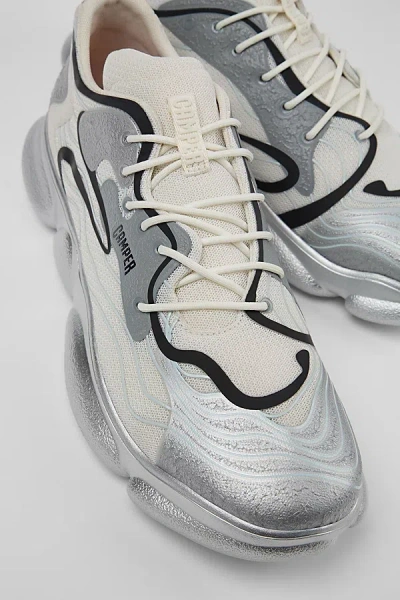 Camper Karst Lightweight Sneaker In Silver, Men's At Urban Outfitters