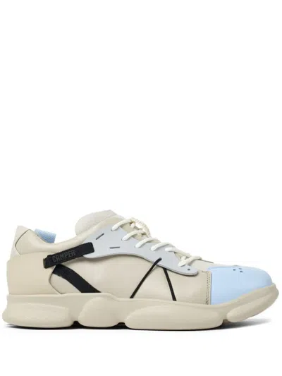 Camper Karst Panelled Lace-up Sneakers In White