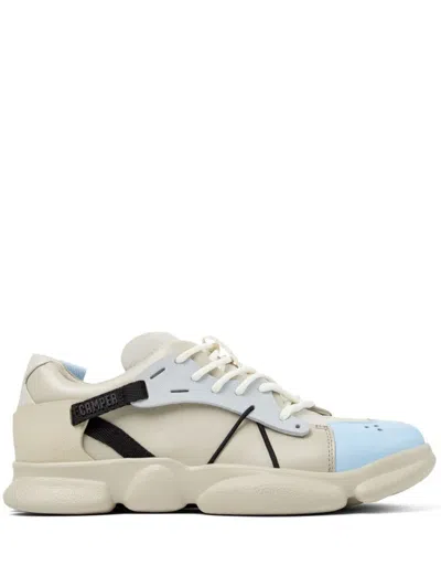 Camper Karst Panelled Leather Sneakers In Neutrals