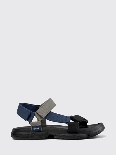 Camper Karst Recycled Fabric Sandals In Black