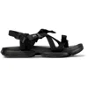 Camper Karst Recycled Fabric Sandal In Black