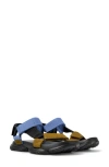 Camper Karst Sandal In Black/blue/brown Multi