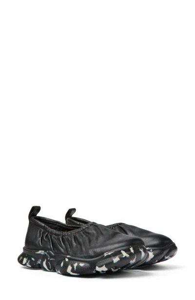 Camper Karst Leather Ballerina Shoes In Black