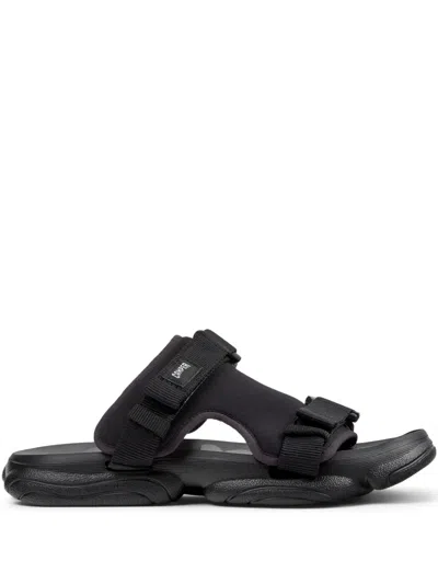 Camper Karst Straps Sandals In Black