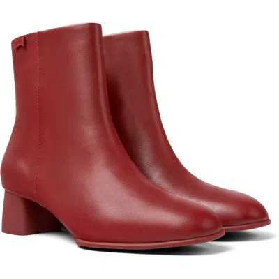 Camper Ankle Boots For Women In Burgundy